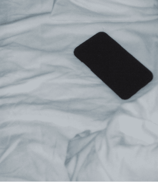 Phone in bed
