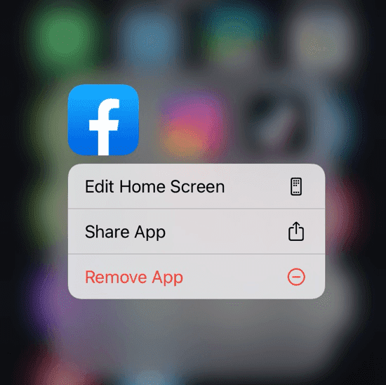 Removing app from phone